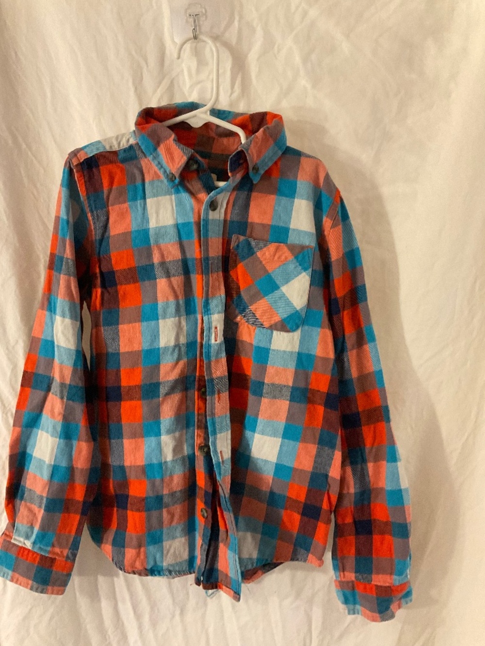 Magellan Boys Size Large Long Sleeve Flannel Shirt